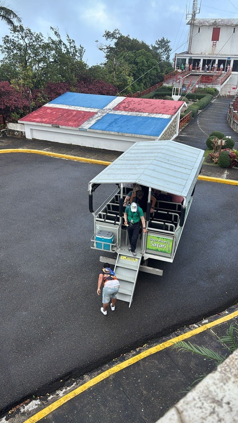Open-air trolley through Puerto Plata