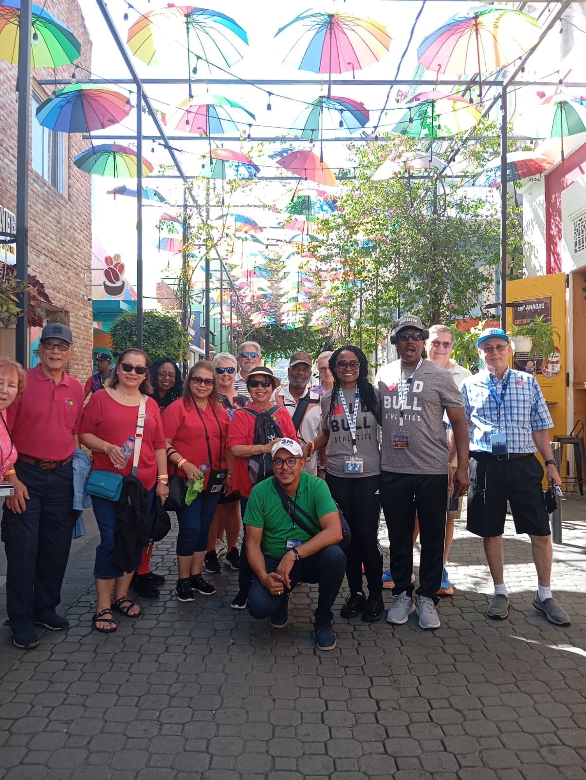 Our guests in the old town